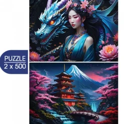 Bluebird Puzzle Puzzle 2 Puzzles - Japan Spirit - Asia Collection