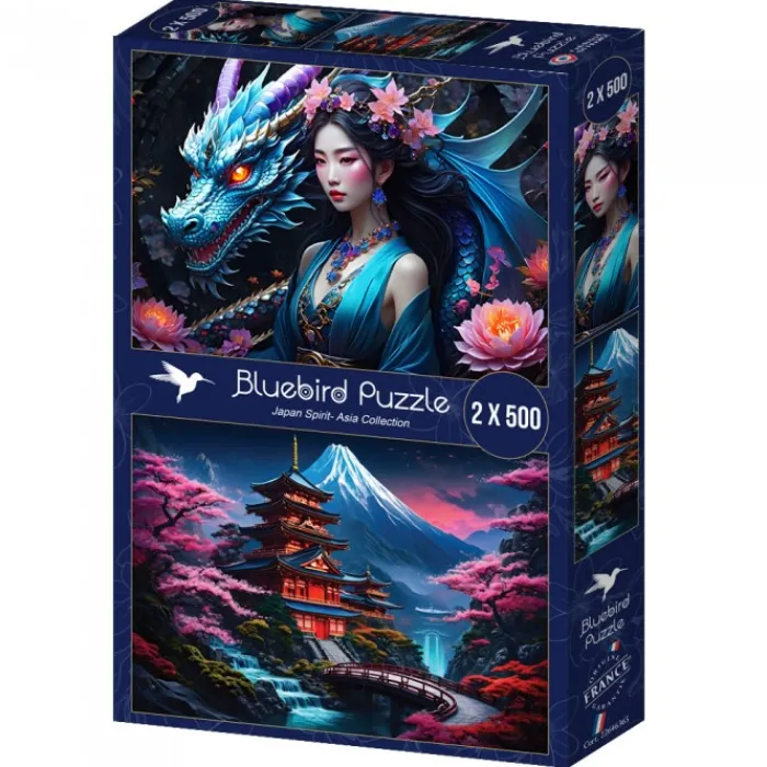 Bluebird Puzzle Puzzle 2 Puzzles - Japan Spirit - Asia Collection