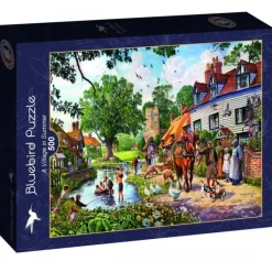 Bluebird Puzzle Puzzle A Village in Summer