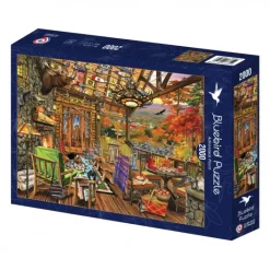 Bluebird Puzzle Puzzle Adirondack Porch