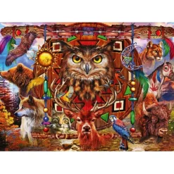 Bluebird Puzzle Puzzle Animal Totem