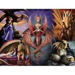 Bluebird Puzzle Puzzle Anne Stokes - Dragon Fellowship