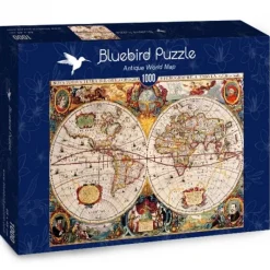 Bluebird Puzzle Puzzle Antique World Map