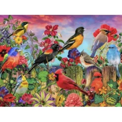 Bluebird Puzzle Puzzle Birds and Blooms Garden