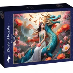 Bluebird Puzzle Puzzle Blue Dragon