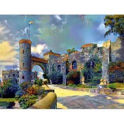 Bluebird Puzzle Puzzle Castillo de Santa Cecilia, Guanajuato, Mexico