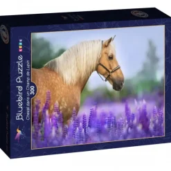 Bluebird Puzzle Puzzle Cheval dans un Champ de Lupin