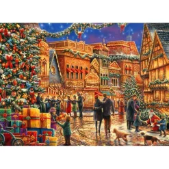 Bluebird Puzzle Puzzle Christmas at the Town Square