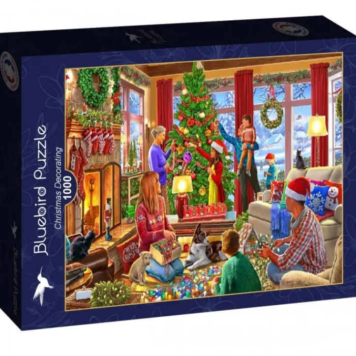 Bluebird Puzzle Puzzle Christmas Decorating