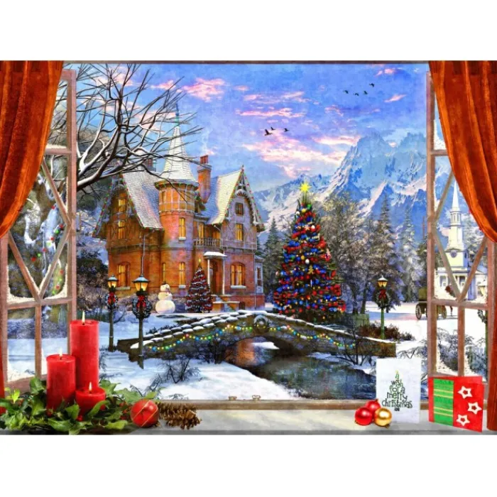 Bluebird Puzzle Puzzle Christmas Mountain View