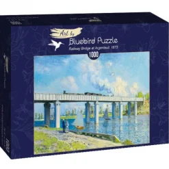 Bluebird Puzzle Puzzle Claude Monet -Railway Bridge at Argenteuil, 1873