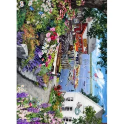 Bluebird Puzzle Puzzle Coastal Garden
