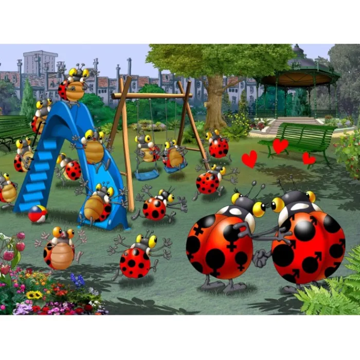 Bluebird Puzzle Puzzle Coccinelles au Parc
