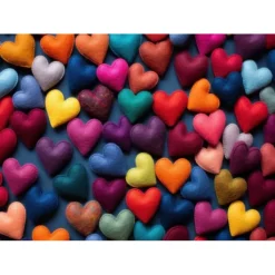 Bluebird Puzzle Puzzle Coeurs Multicolores