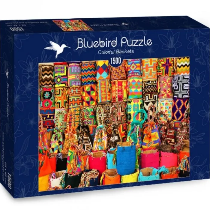 Bluebird Puzzle Puzzle Colorful Baskets