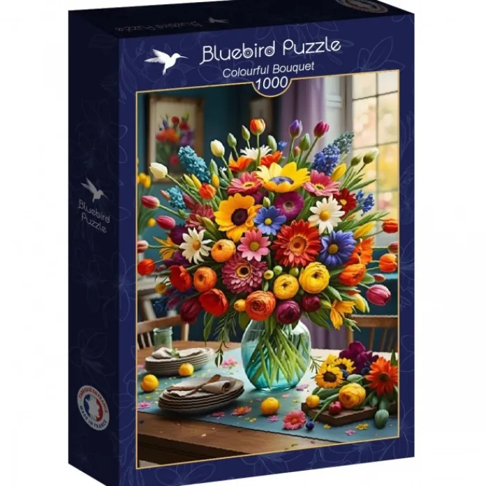Bluebird Puzzle Puzzle Colourful Bouquet