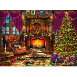 Bluebird Puzzle Puzzle Cosy Christmas Room