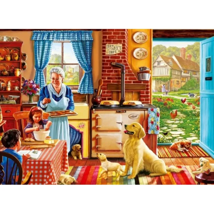 Bluebird Puzzle Puzzle Cottage Interior