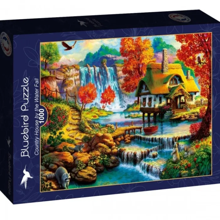 Bluebird Puzzle Puzzle Country House by the Water Fall