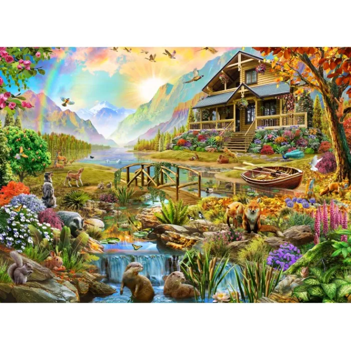 Bluebird Puzzle Puzzle Country Paradise
