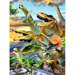 Bluebird Puzzle Puzzle Dino Sunset