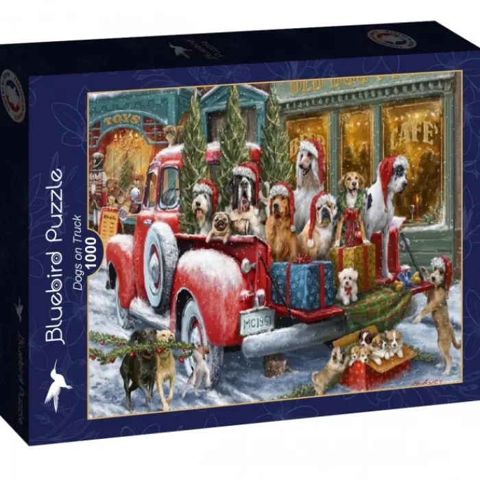 Bluebird Puzzle Puzzle Dogs on Truck