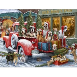Bluebird Puzzle Puzzle Dogs on Truck