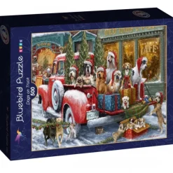 Bluebird Puzzle Puzzle Dogs on Truck