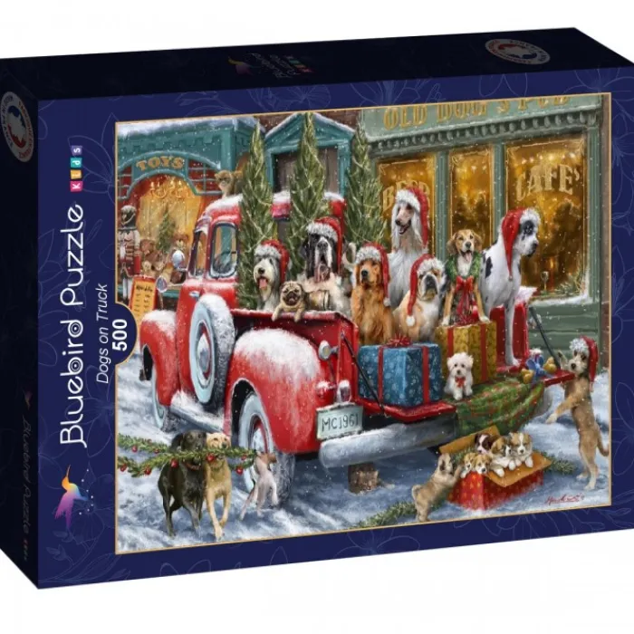 Bluebird Puzzle Puzzle Dogs on Truck