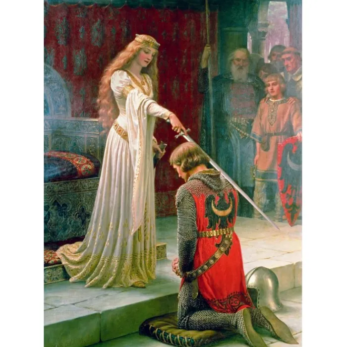 Bluebird Puzzle Puzzle Edmund Blair Leighton - The Accolade, 1901