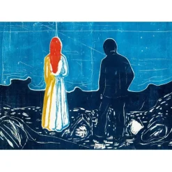Bluebird Puzzle Puzzle Edvard Munch - Two People: The Lonely Ones, 1899