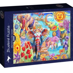 Bluebird Puzzle Puzzle Elephants in the Garden