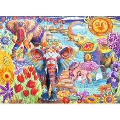 Bluebird Puzzle Puzzle Elephants in the Garden