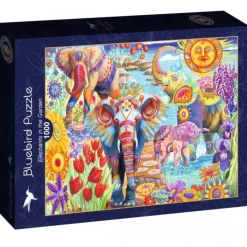 Bluebird Puzzle Puzzle Elephants in the Garden