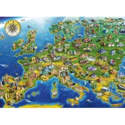 Bluebird Puzzle Puzzle European Landmarks