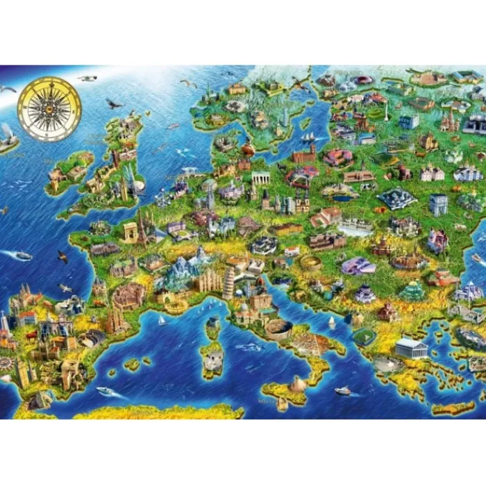Bluebird Puzzle Puzzle European Landmarks