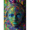 Bluebird Puzzle Puzzle Face Art - Portrait of woman