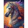 Bluebird Puzzle Puzzle Floral Horse