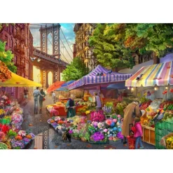 Bluebird Puzzle Puzzle Flower Market Brooklyn