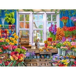 Bluebird Puzzle Puzzle Flower Shoppe
