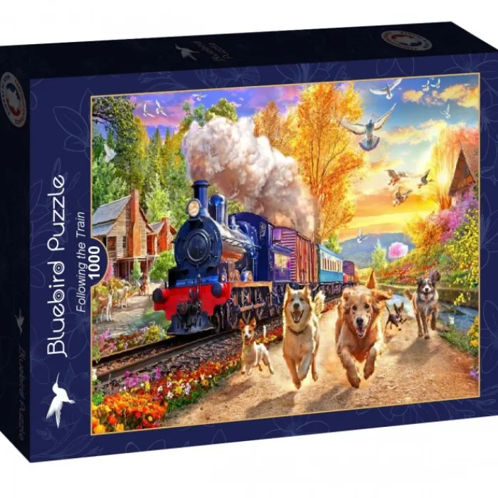 Bluebird Puzzle Puzzle Following the Train