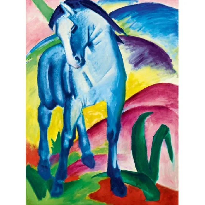 Bluebird Puzzle Puzzle Franz Marc - Blue Horse I, 1911