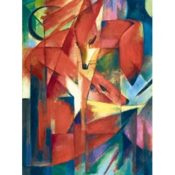 Bluebird Puzzle Puzzle Franz Marc - The Foxes, 1913