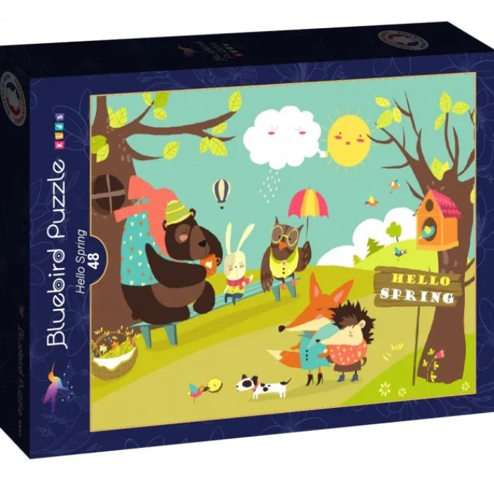 Bluebird Puzzle Puzzle Hello Spring