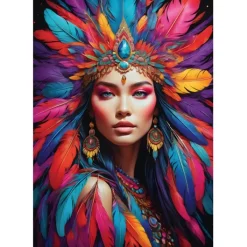 Bluebird Puzzle Puzzle Indian Beauty