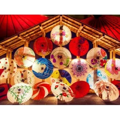 Bluebird Puzzle Puzzle Japanese Umbrellas
