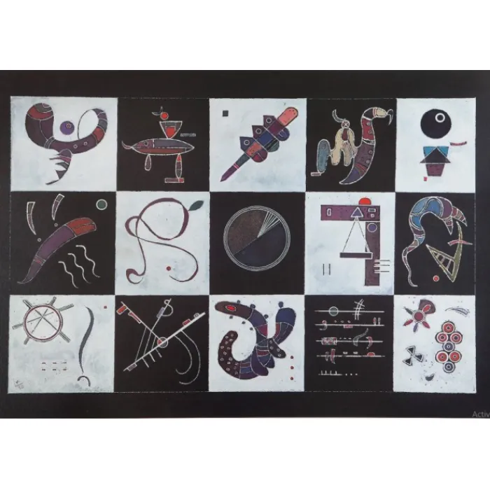Bluebird Puzzle Puzzle Kandinsky - Quinze, 1959