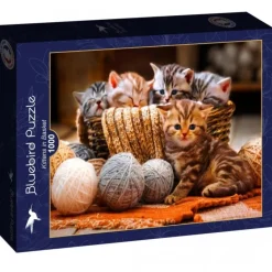 Bluebird Puzzle Puzzle Kittens in Basket