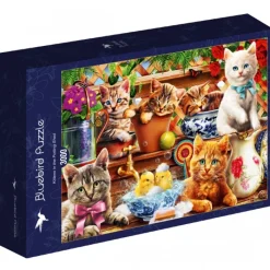 Bluebird Puzzle Puzzle Kittens in the Potting Shed