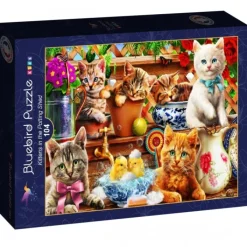 Bluebird Puzzle Puzzle Kittens in the Potting Shed
